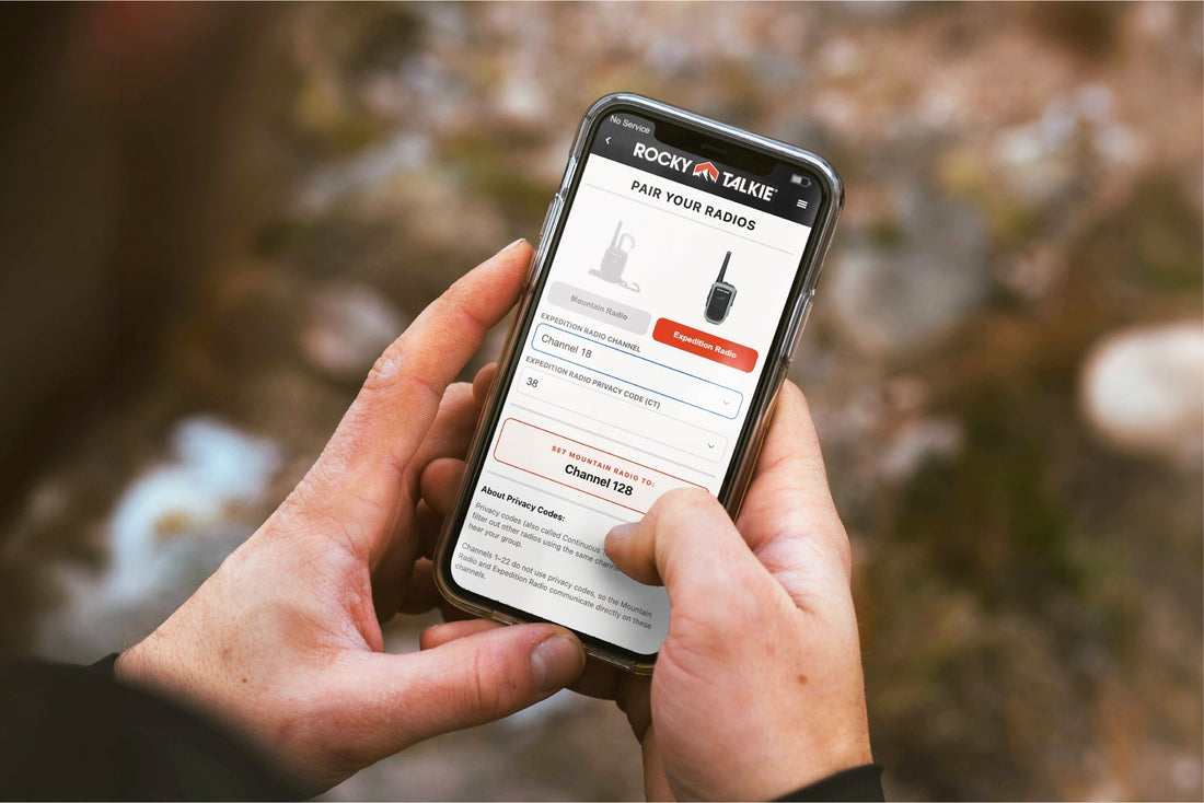 Offline Field Guide App - User Manuals and Radio Pairing Tool available offline