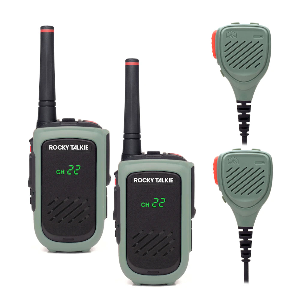 Expedition Radio kit with two radios and hand mics