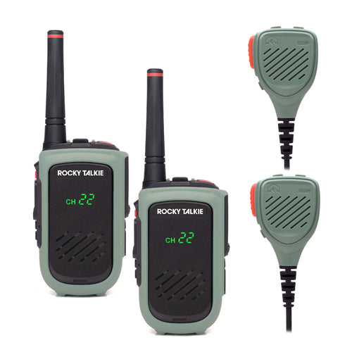 Expedition Radio kit with two radios and hand mics