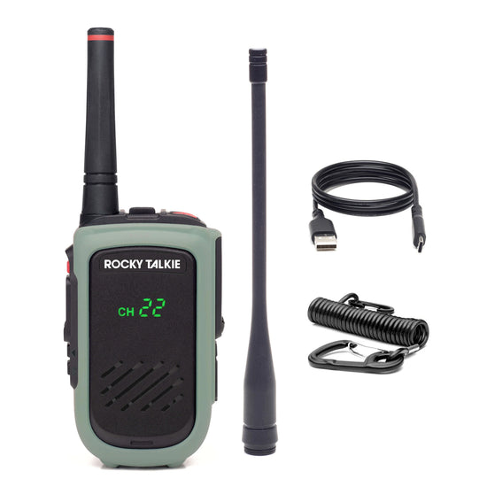 Rocky Talkie expedition radio and accessories