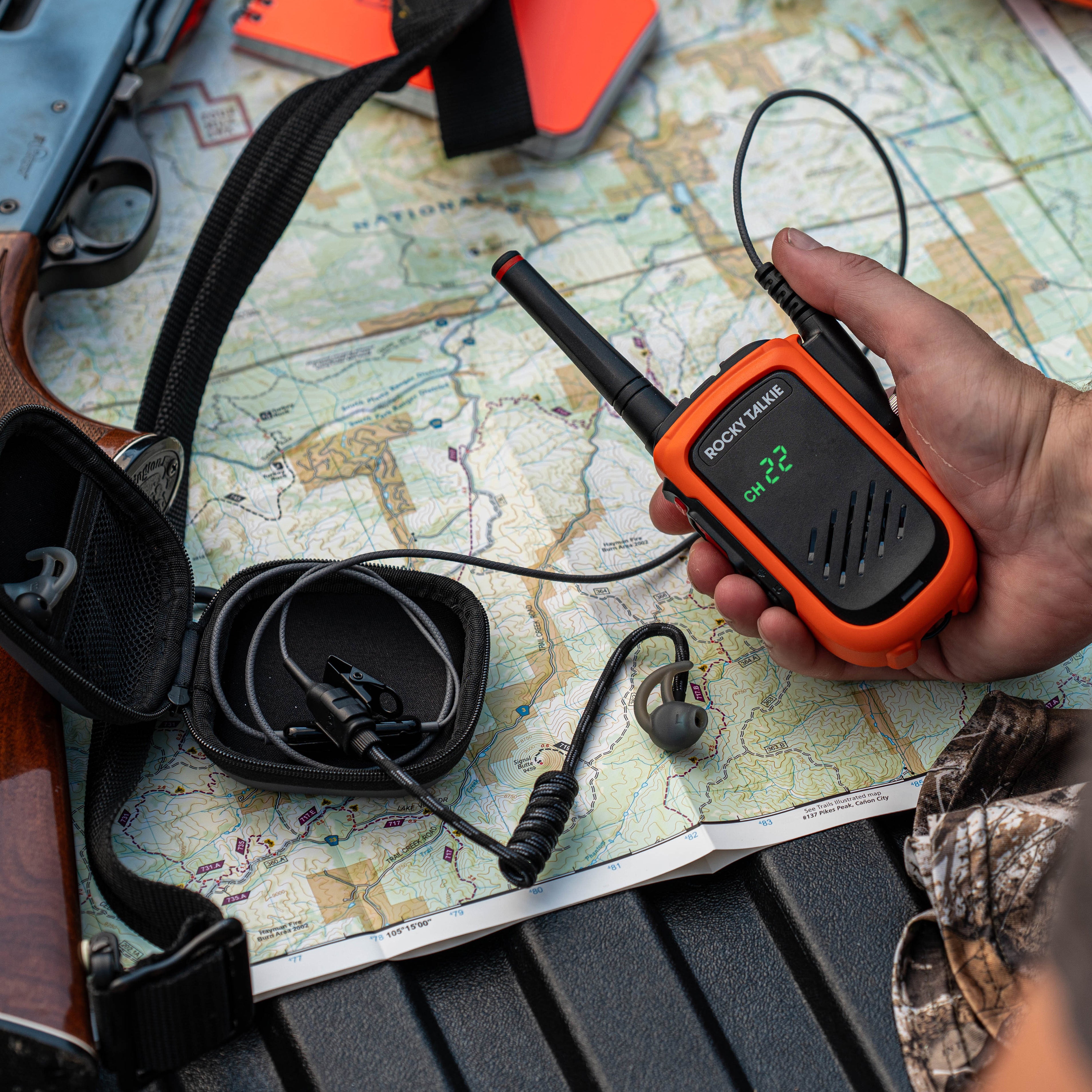 Expedition Radio Kit - 1 Radio and 1 Headset – Rocky Talkie