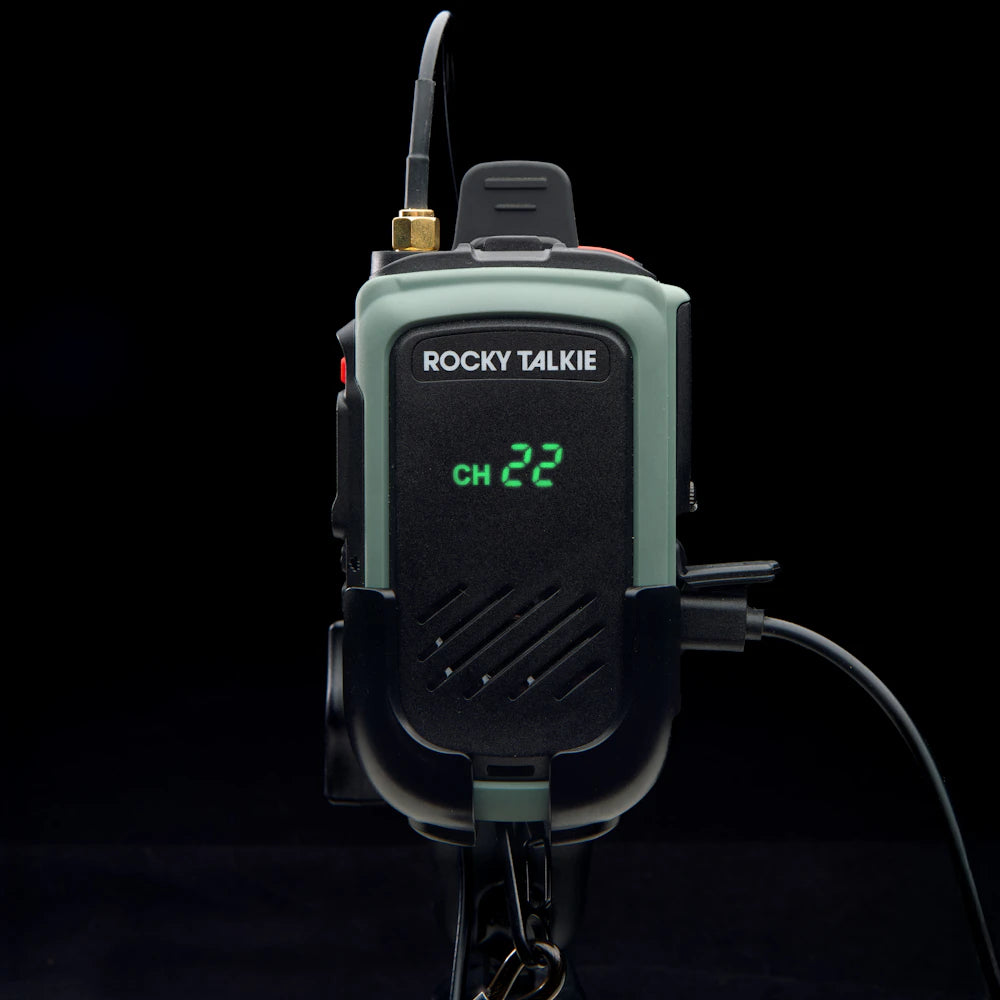 Rocky Talkie Expedition Radio with mount