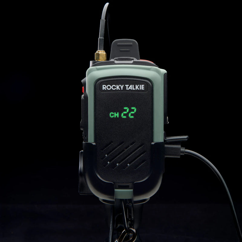 Rocky Talkie Expedition Radio with mount